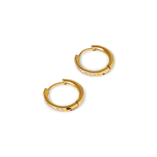 Hoop Earrings 18K Gold Plated