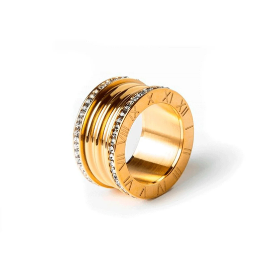 Aurora Spark Ring Gold Plated 18k