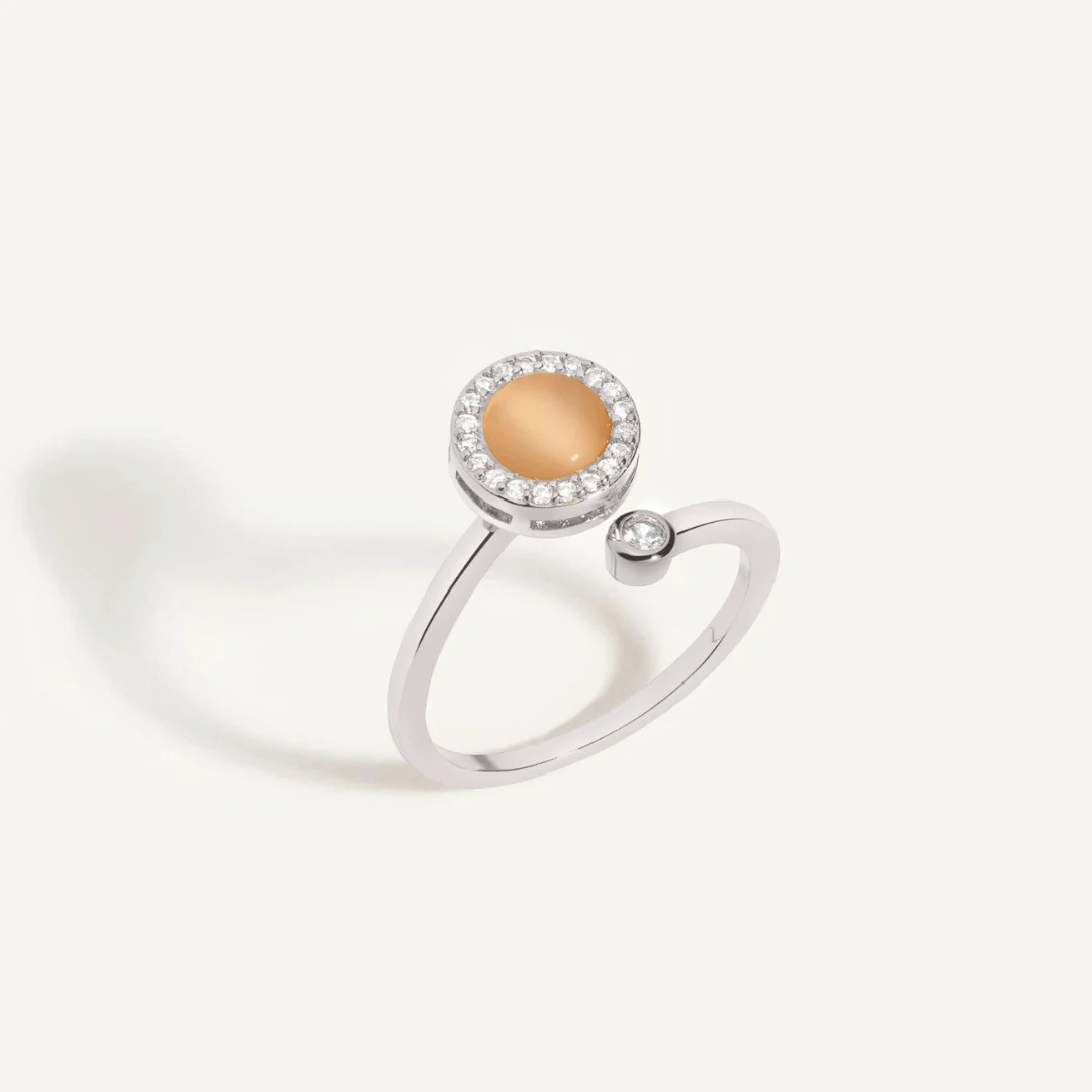 Moonstone Meditation Ring
