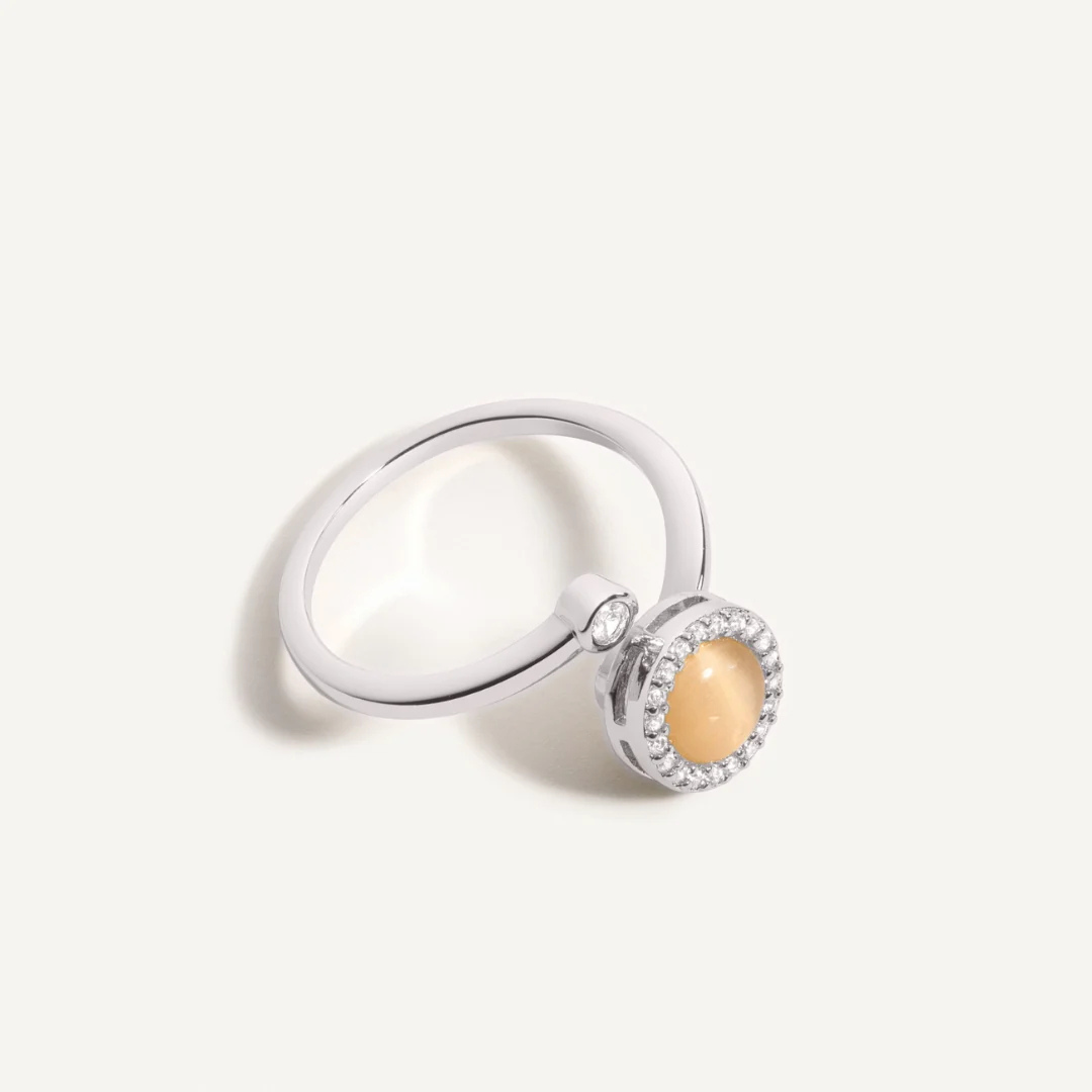 Moonstone Meditation Ring